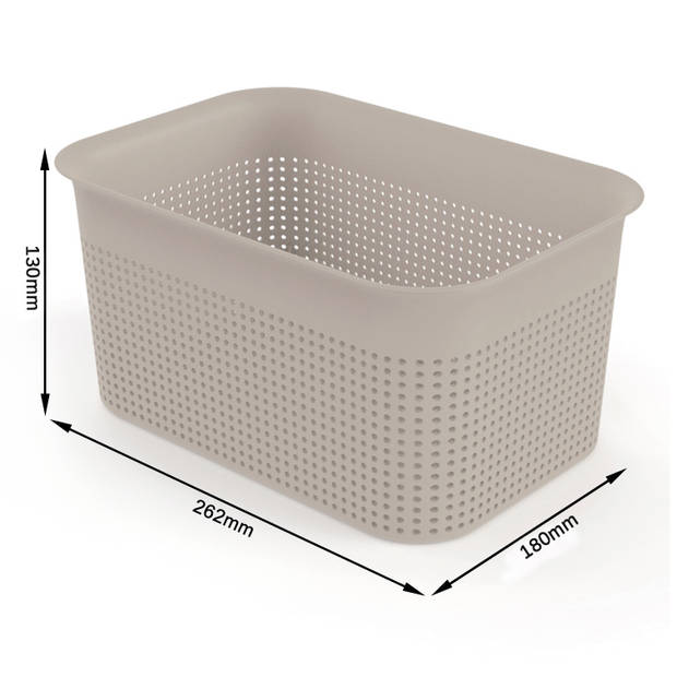 Blokker Opbergmand S - 4,5 L - Cappuccino