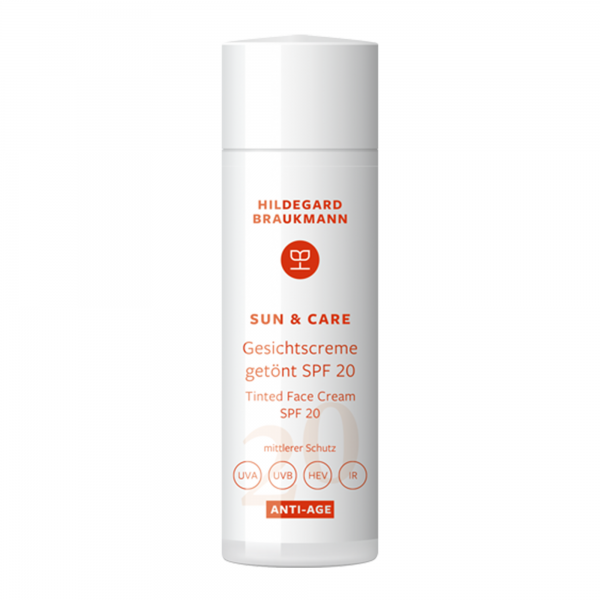 Hildegard Braukmann SUN & CARE ANTI-AGE Gesichtscreme getönt SPF20 50ml