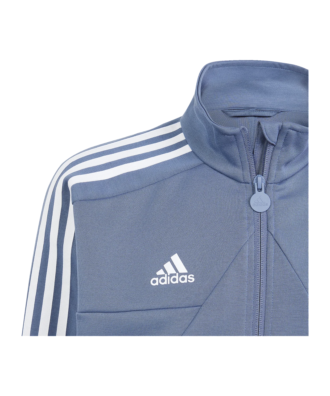 adidas Tiro Tracktop Jacke Kids Blau Weiss