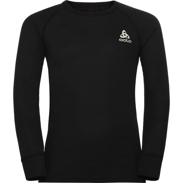T-shirt thermique ODLO ACTIVE WARM ECO KIDS BL TOP CREW NECK L/S BLACK