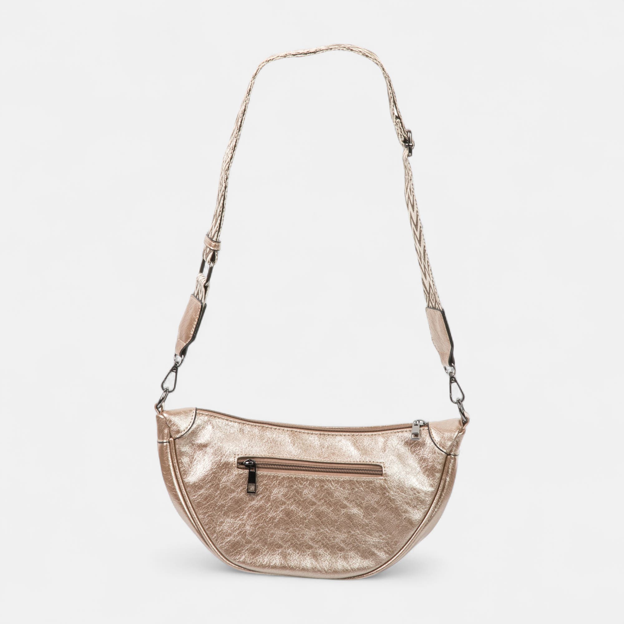 Sac bandoulière or