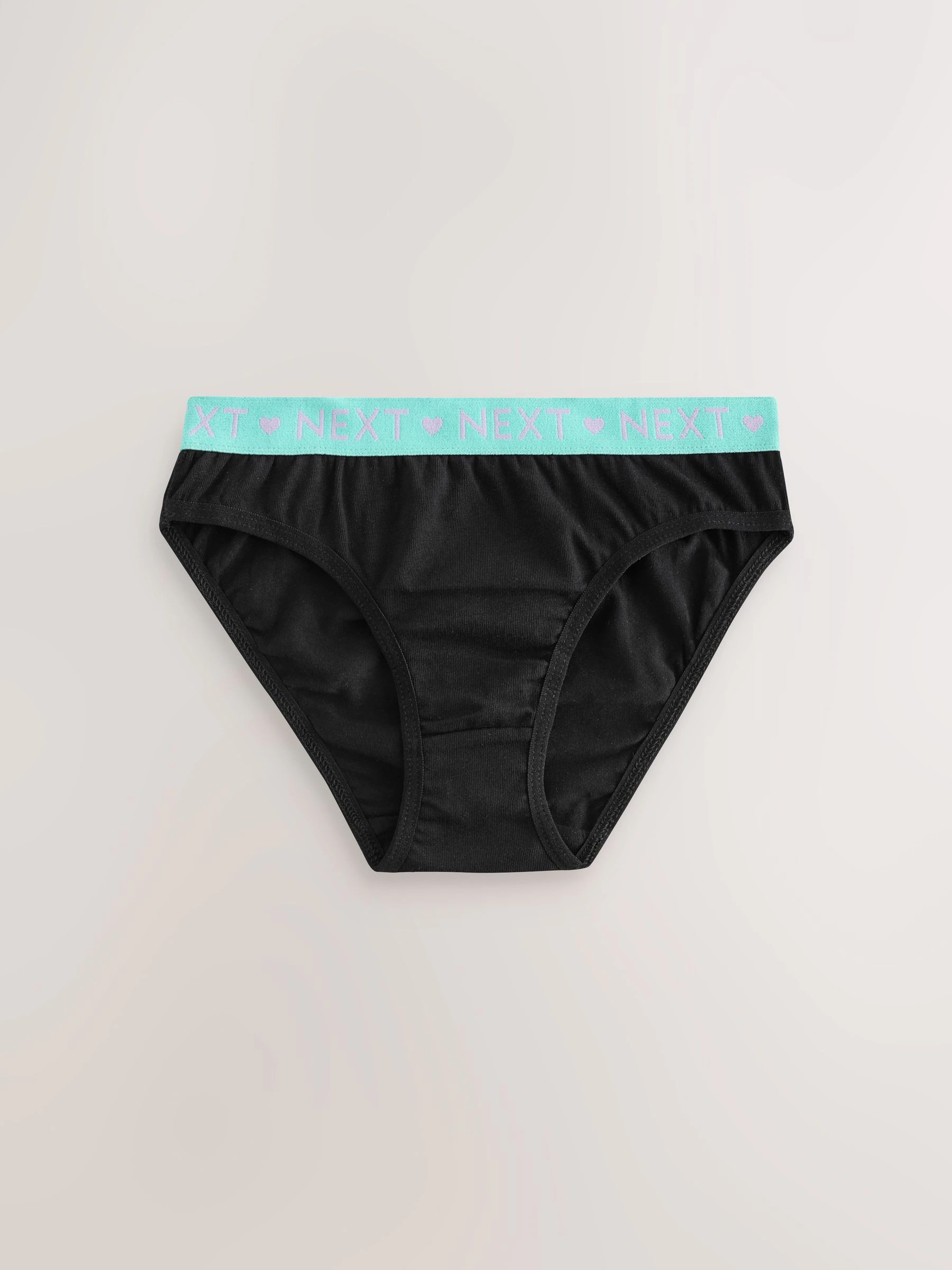 Zwart - Verpakking van 7 bikinibroekjes (5-16 jr)
