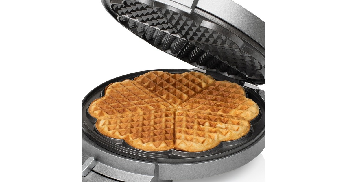 Princess132380 Wafelmaker DeLuxe wafelijzer  (Grijs)