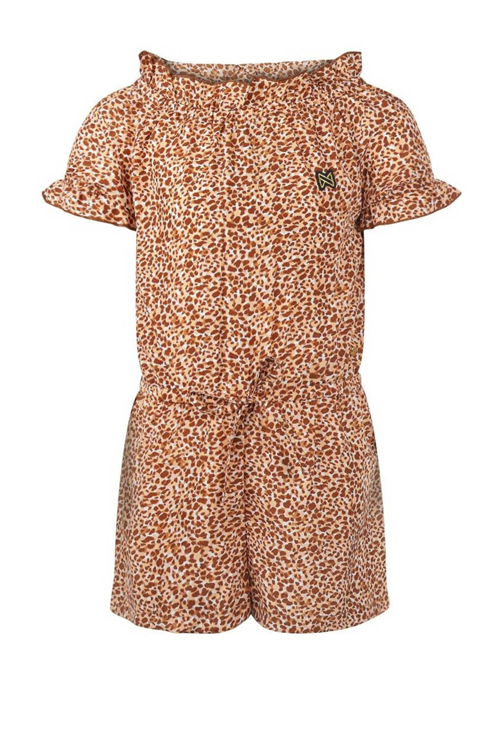 Koko Noko playsuit met panterprint multi