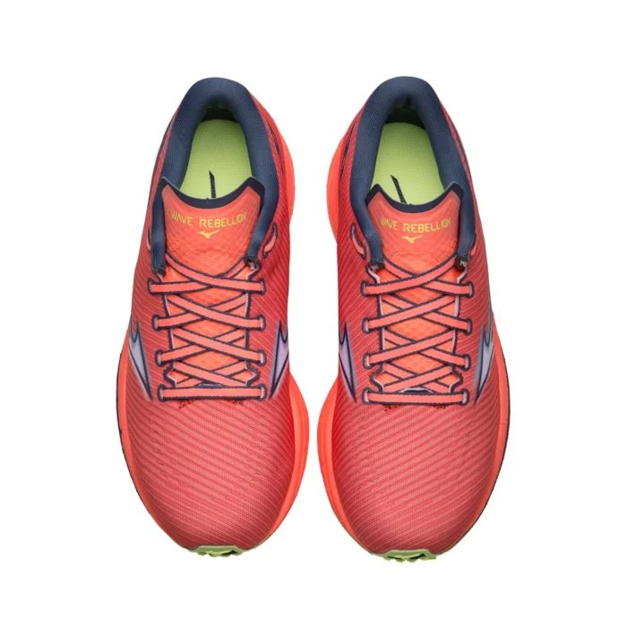 Mizuno Dame Løbesko Wave Rebellion Rød