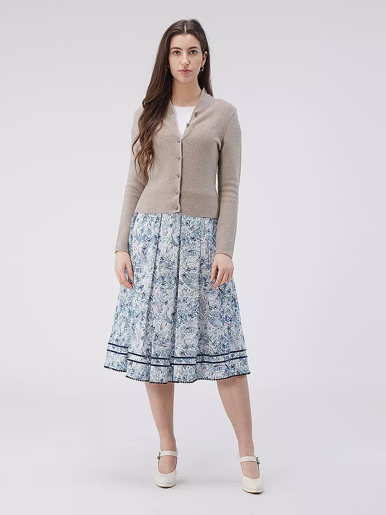 GOTTSEIDANK Trachten Strickjacke Slim Fit ANNA creme