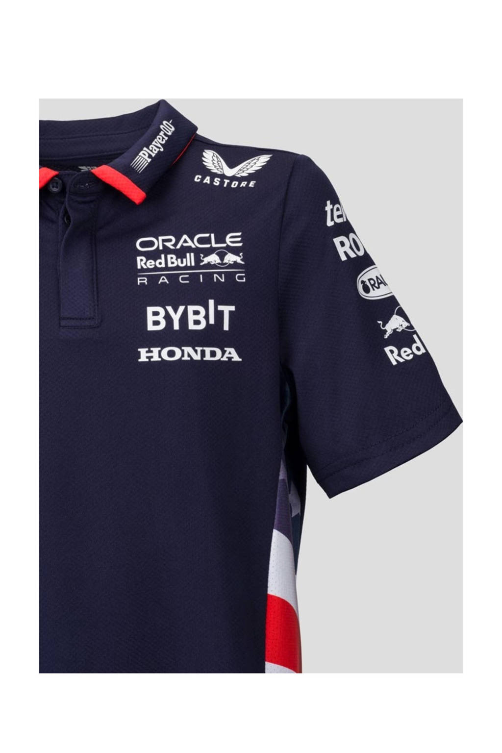 Castore Red Bull Racing replica polo donkerblauw