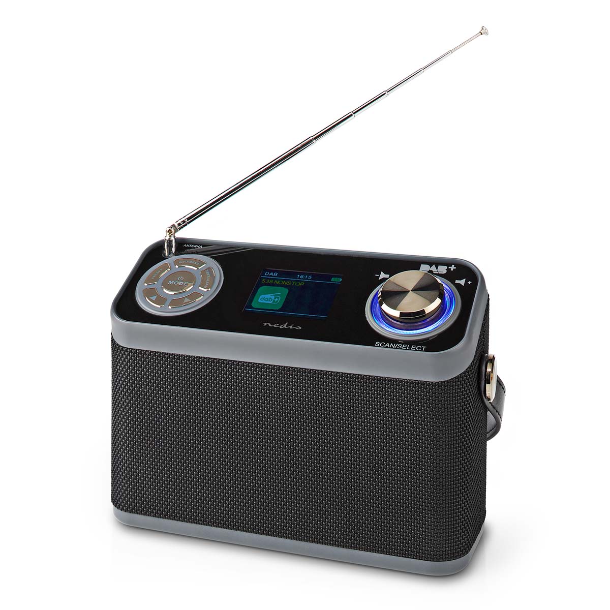 Nedis RDDB5200BK DAB+ Radio
