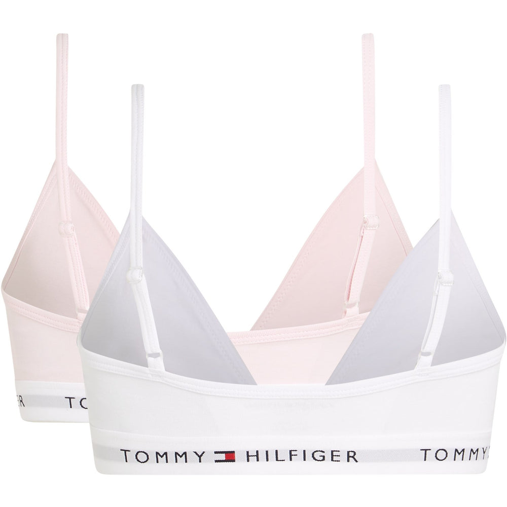 Køb Tommy Hilfiger Light Pink / White 2 Pk Triangle Bralette
