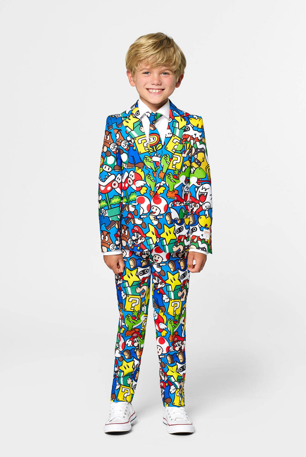 OppoSuits kostuum Super Mario™ met all over print multi