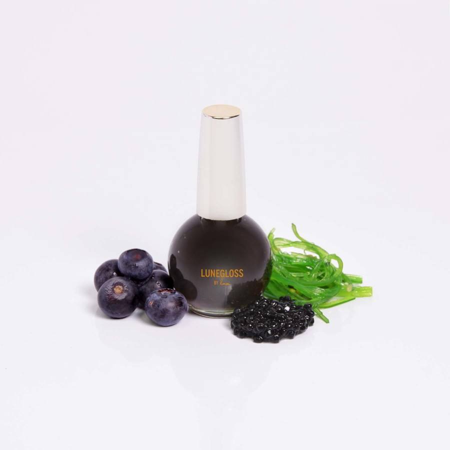 Le Mini Macaron Lunegloss Black Jelly Nail Serum 14ml