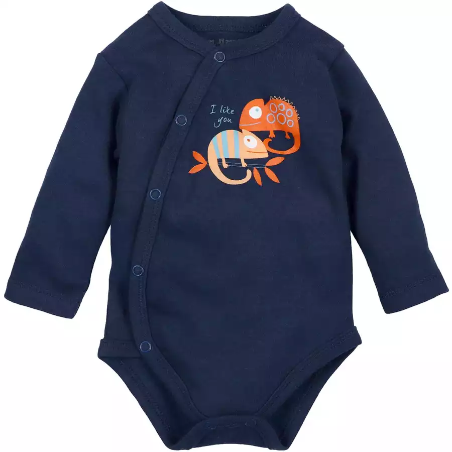 Nini Body Langarm Chamäleon navy