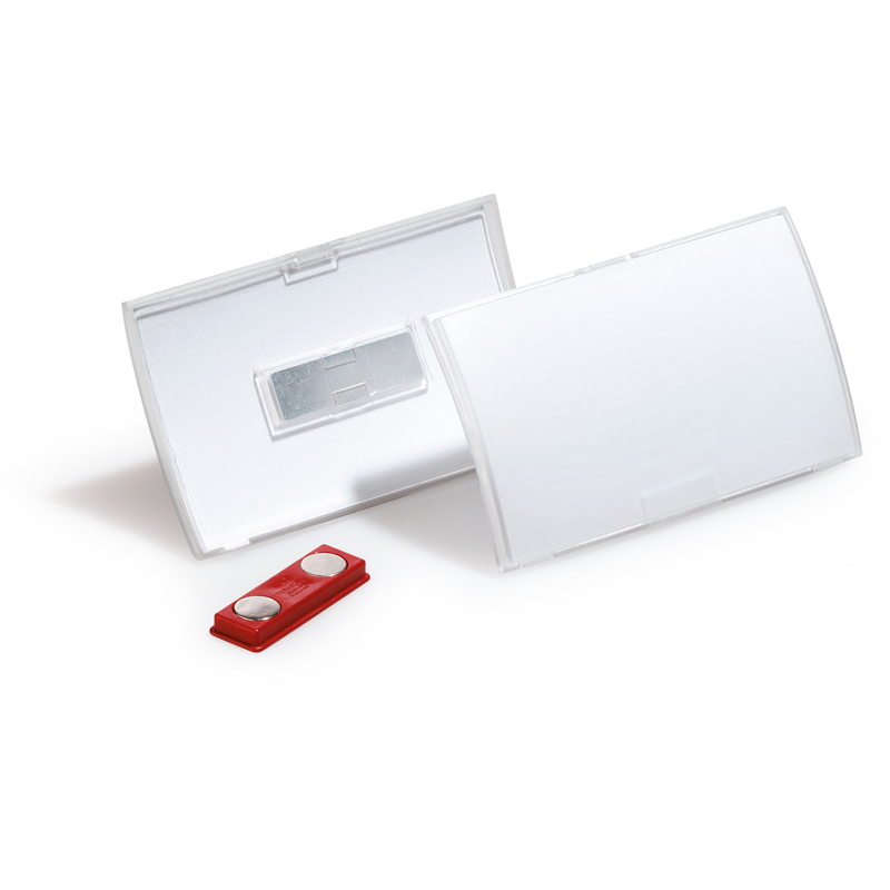 Durable Namensschilder ClickfFld mit Magnet, 54 x 90 mm, 10 Stück