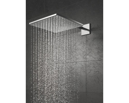 Hoofddoucheset GROHE Rainshower SmartActive 310 Cube 26479000 31x31 cm incl. douchearm 43 cm chroom