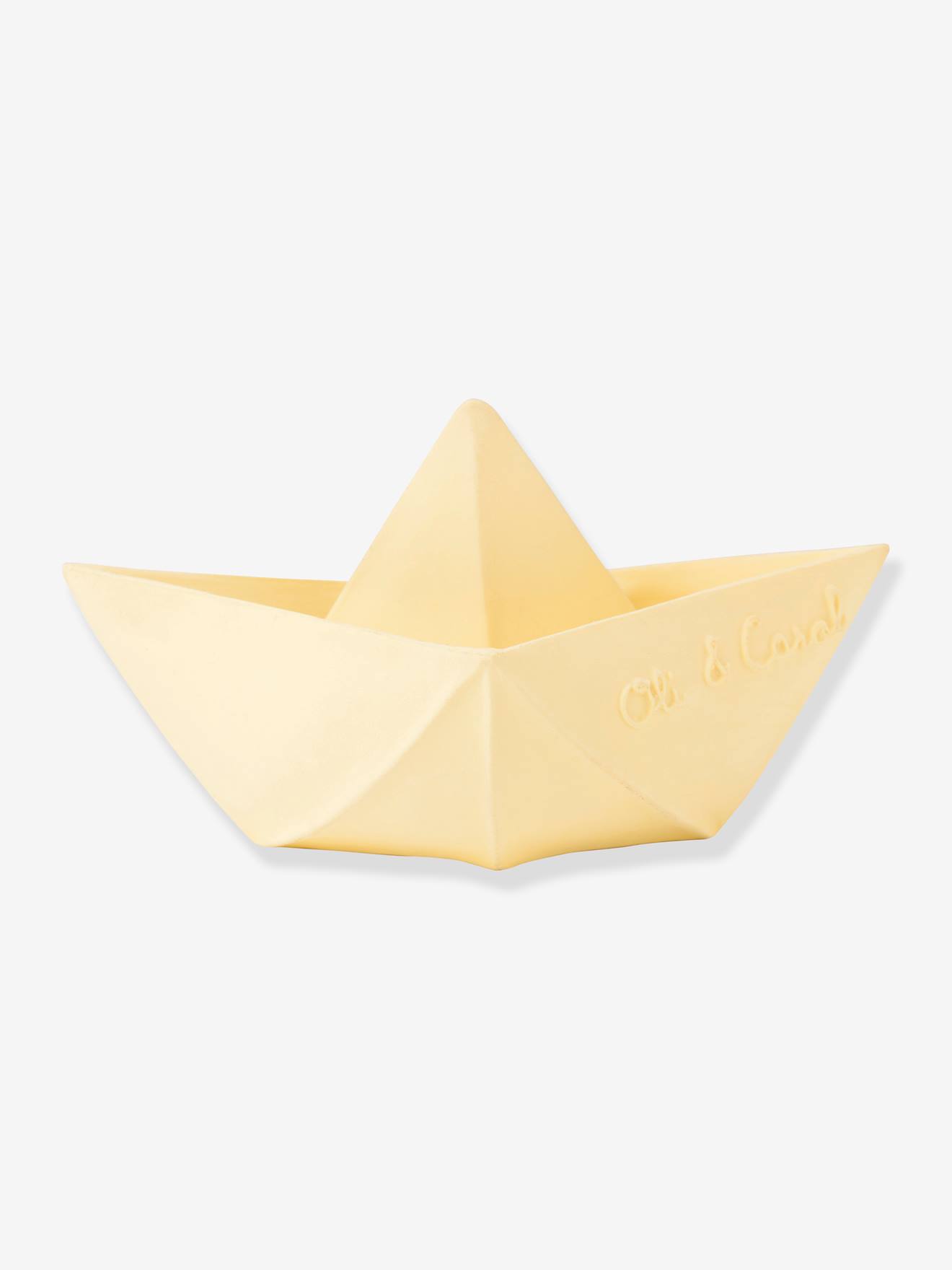 Brinquedo de banho em forma de barco de origami