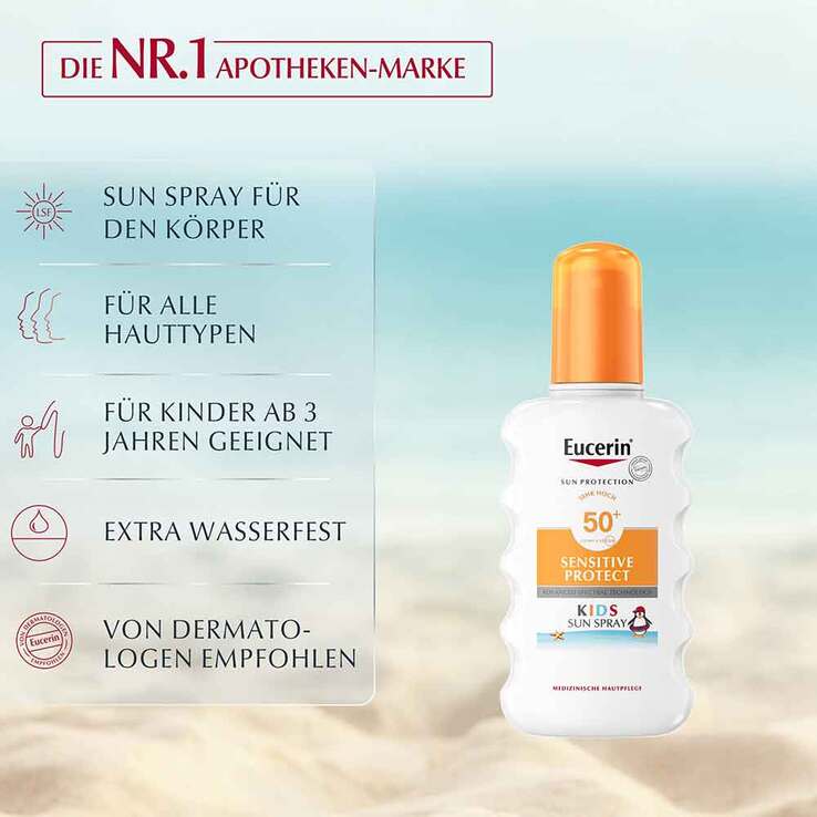 Eucerin Kids Sun Spray LSF 50+, 200 ml
