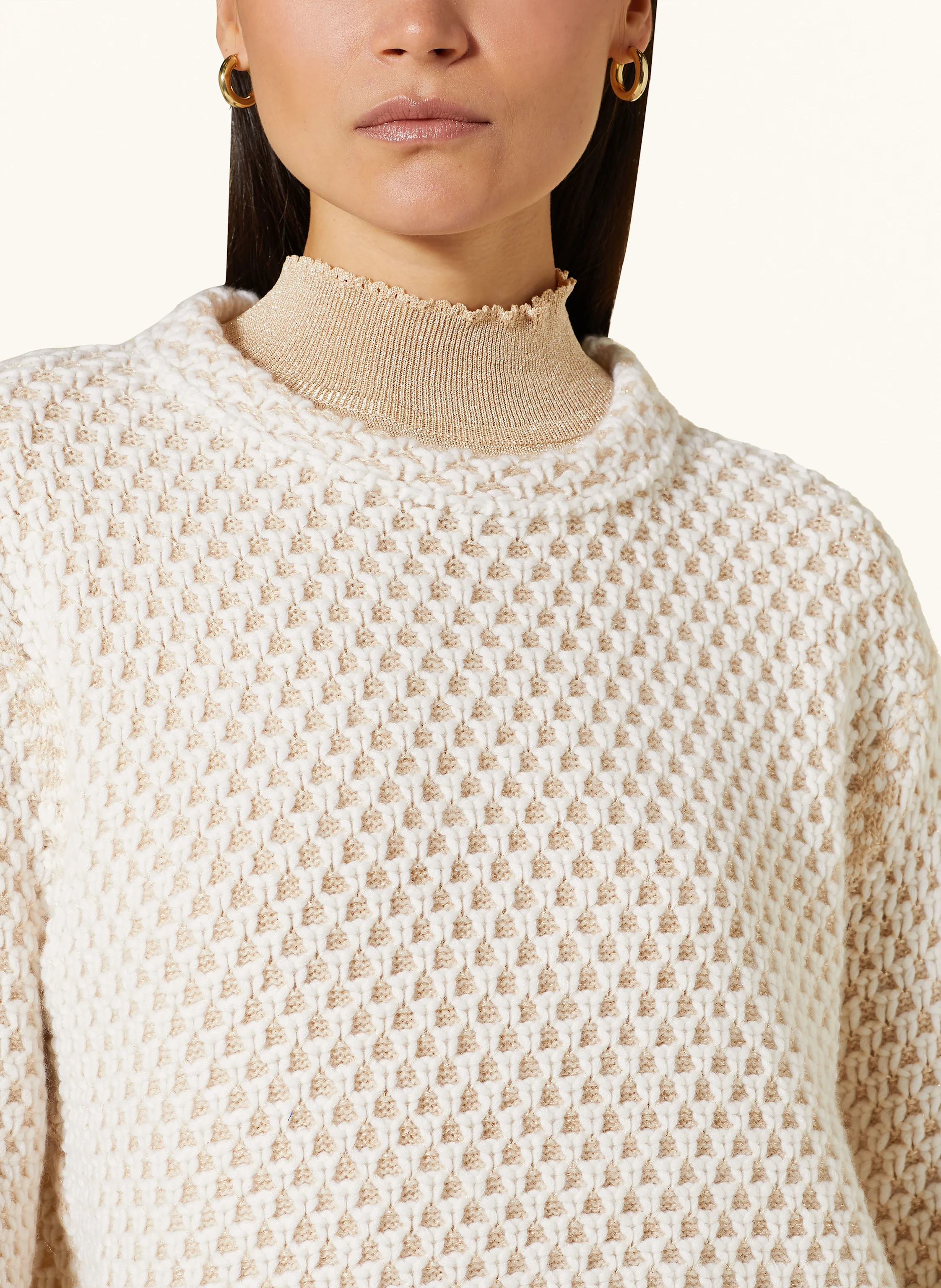MARC CAIN Pullover mit Glitzergarn