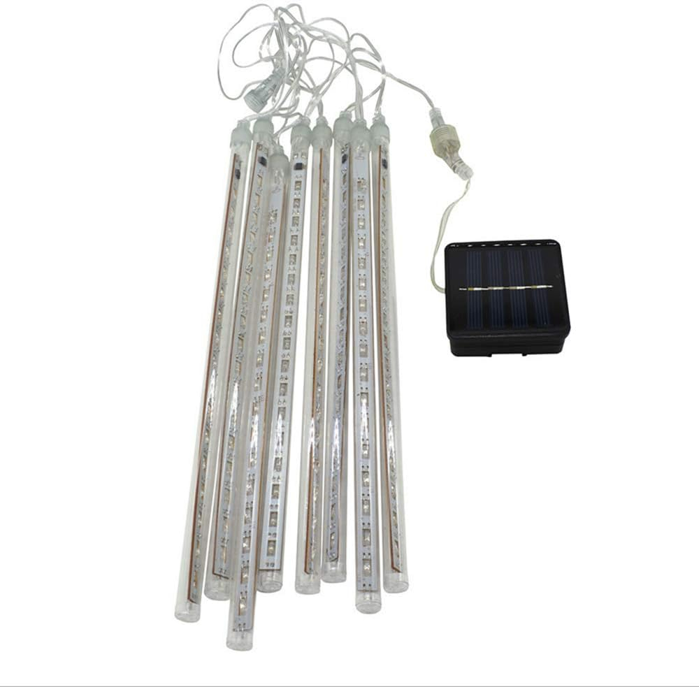 (3m) 192 LED's Deko Pendelleuchte 8x Fallende Regentropfen Schauer Beleuchtung IP44 (Wasserabweisend) - Warmweiss