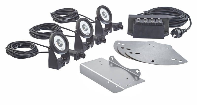 Oase LunAqua Power LED-set wit drijvende fonteinen