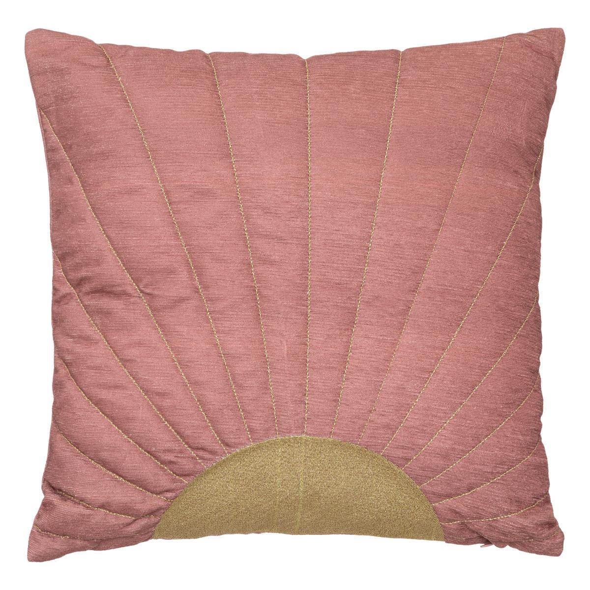 COUSSIN BRODE LUREX COLLECTIONNEUR ROSE 40X40CM
