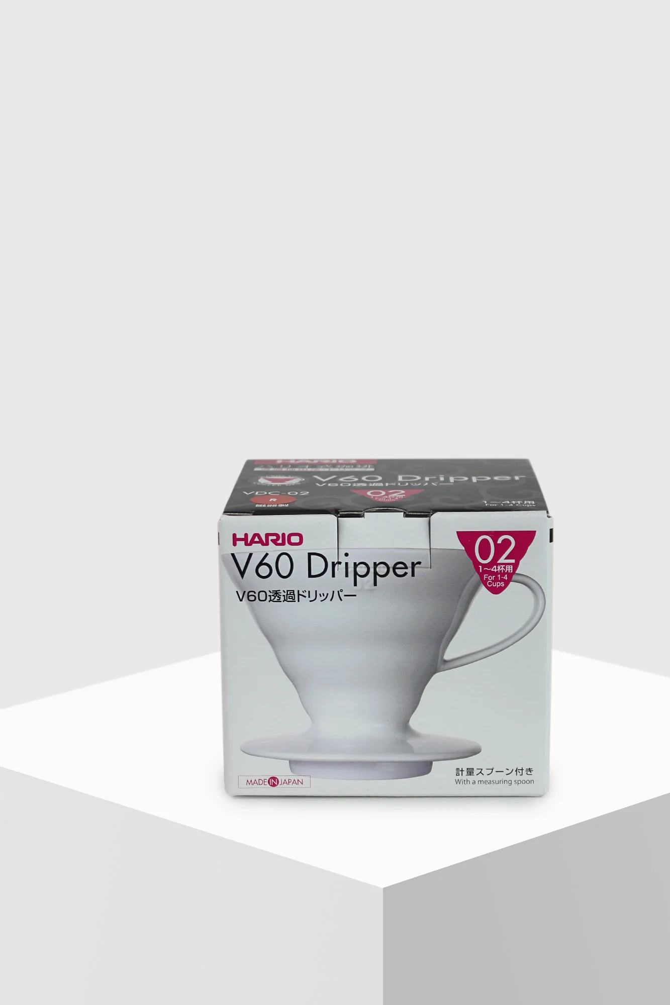 Hario V60 Dripper 02 Keramik Kaffeefilter (Handfilter) rot