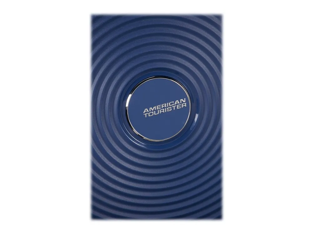 American Tourister Soundbox Spinner Expandable - Spinner 67 cm - hardside - polypropylen - midnatsmarineblå