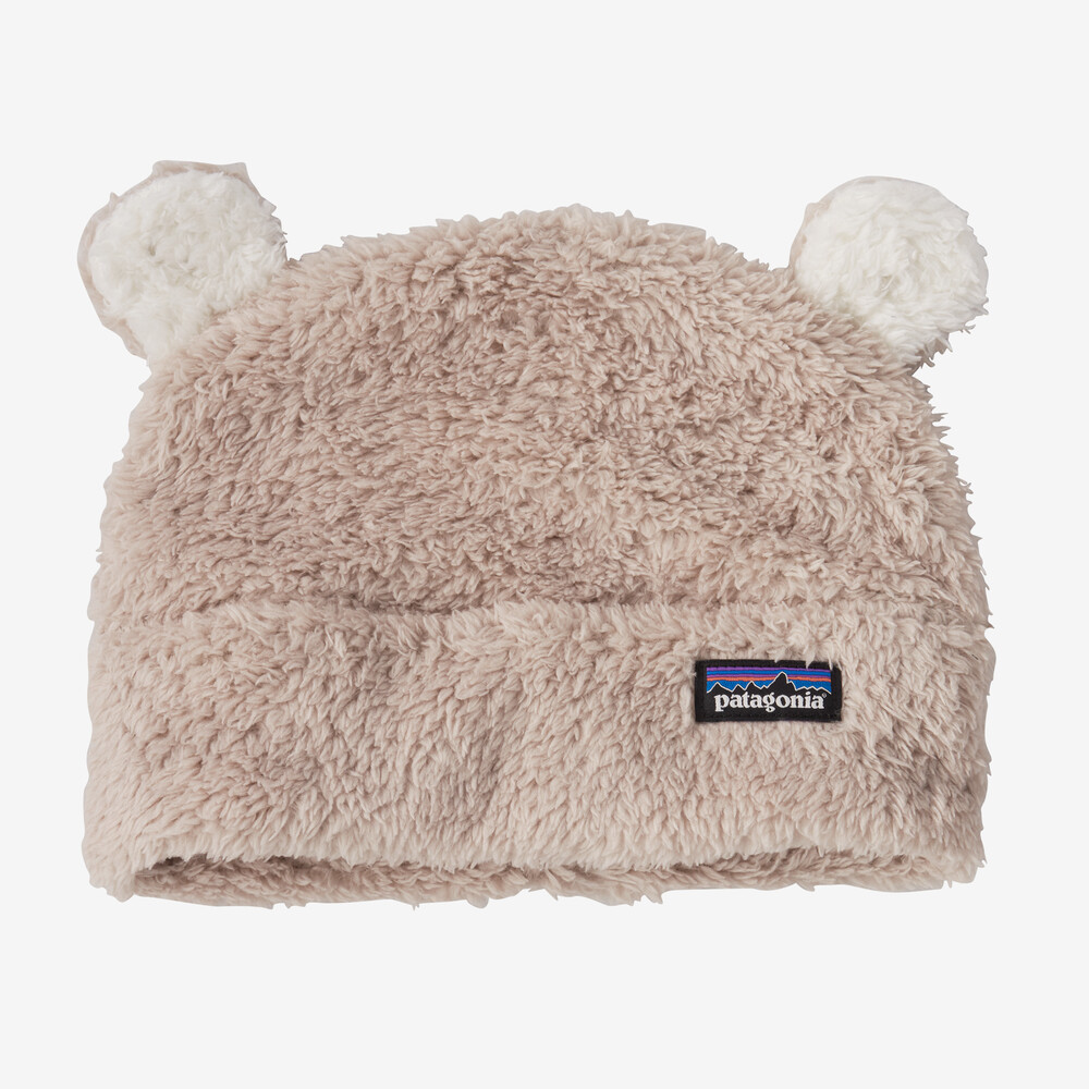 Baby-Fleecemütze mit Fellmotiv