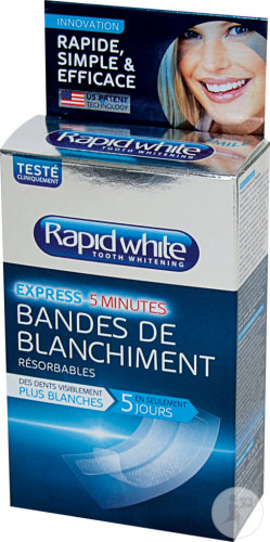 Rapid White Bandes De Blanchiment Résorbables 14 Sachets + 2 Bandes Adhésives