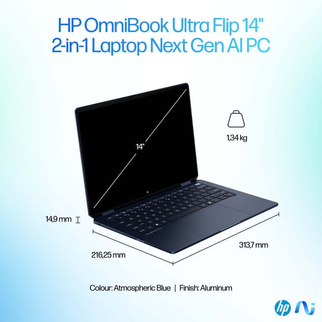 HP OmniBook Ultra Flip U7 258V/32/1TB 14