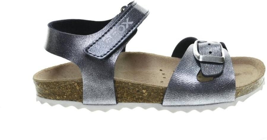 GEOX Blauw Metallics Kindersandalen Velcro