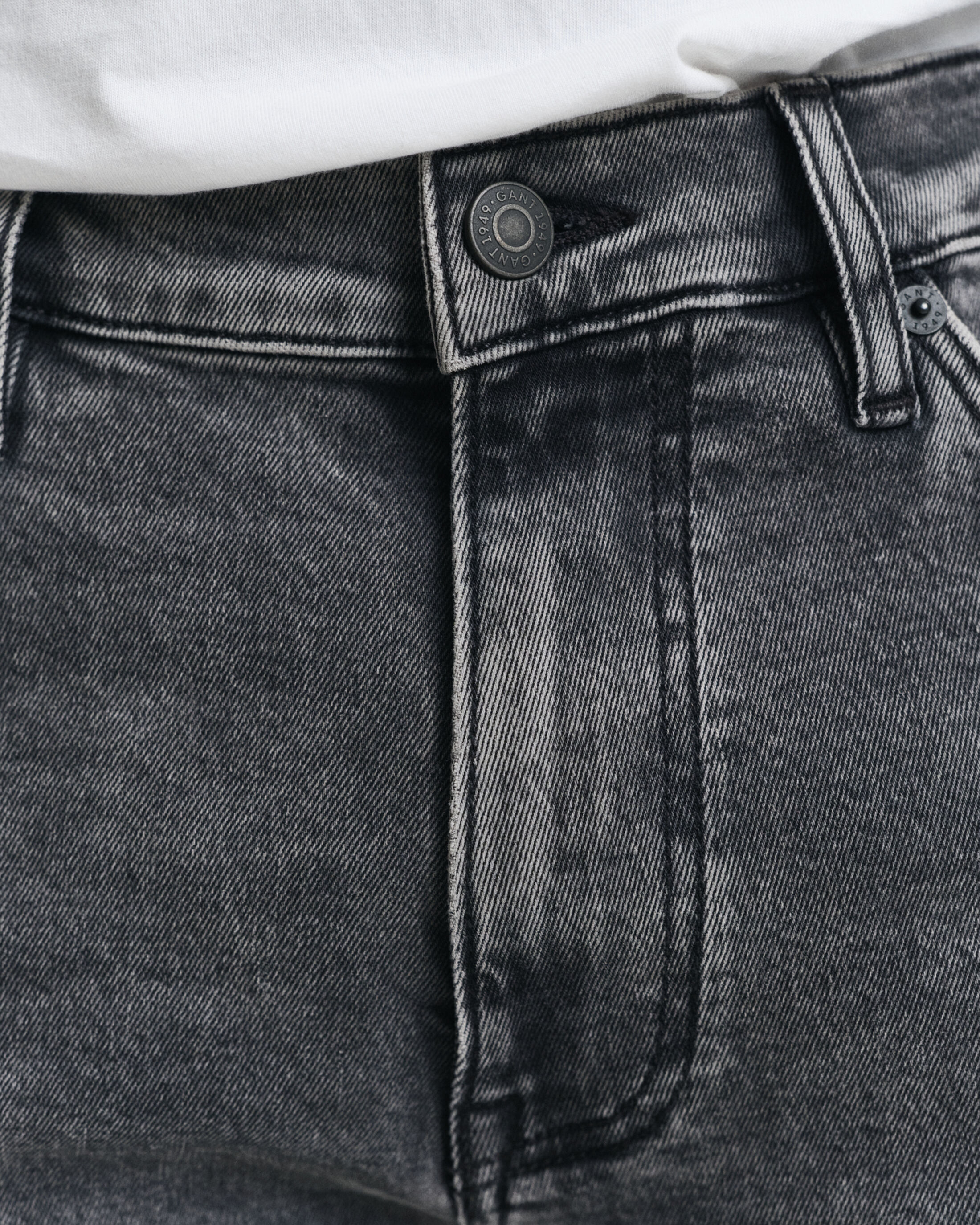 Gray Slim Fit Jeans