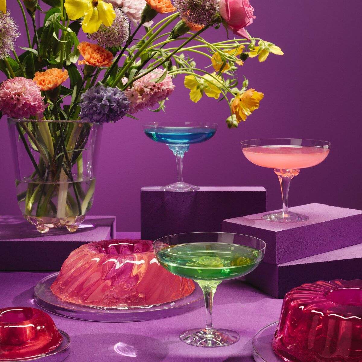 Sugar Dandy Coupe Glass 32 cl Rosa