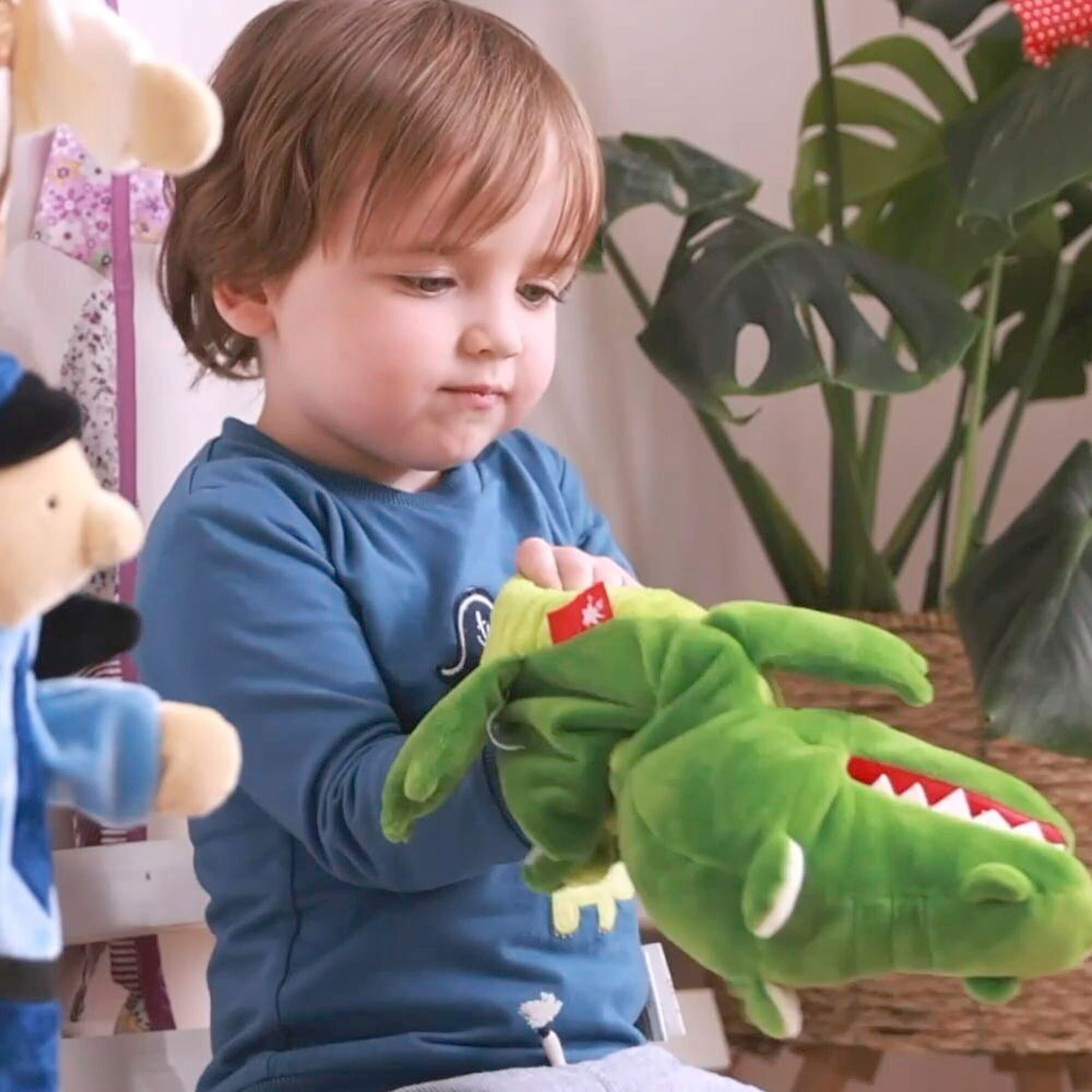 Sigikid Handspielpuppe Krokodil 24cm