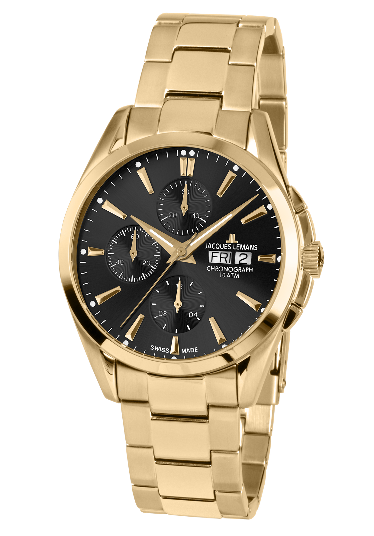 Jacques Lemans Herrenuhr Derby Automatic ETA Valjoux 7750