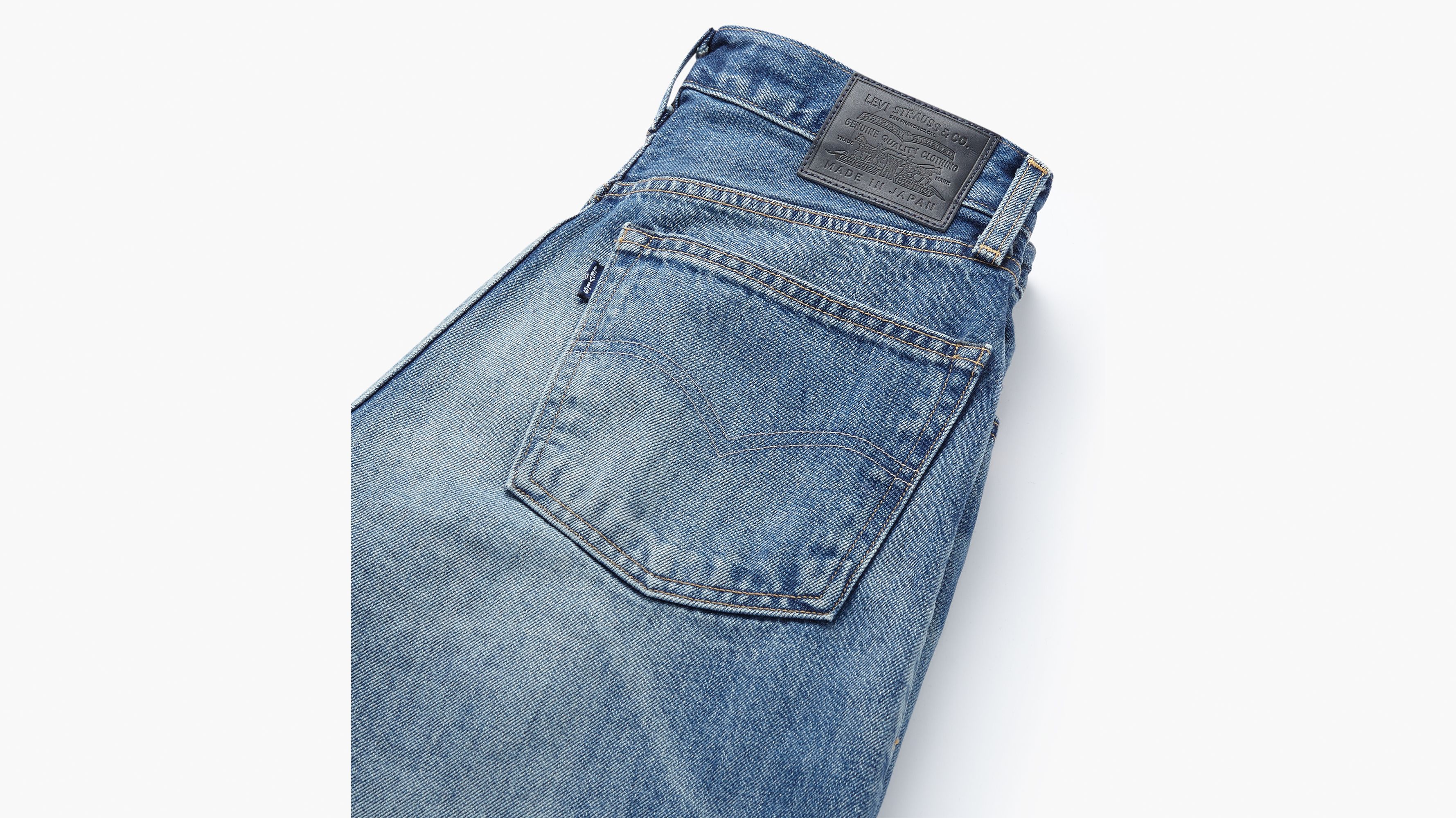 Jean Levi's® Column fabriqué au Japon - Mij Monsho Medium Worn In - Bleu