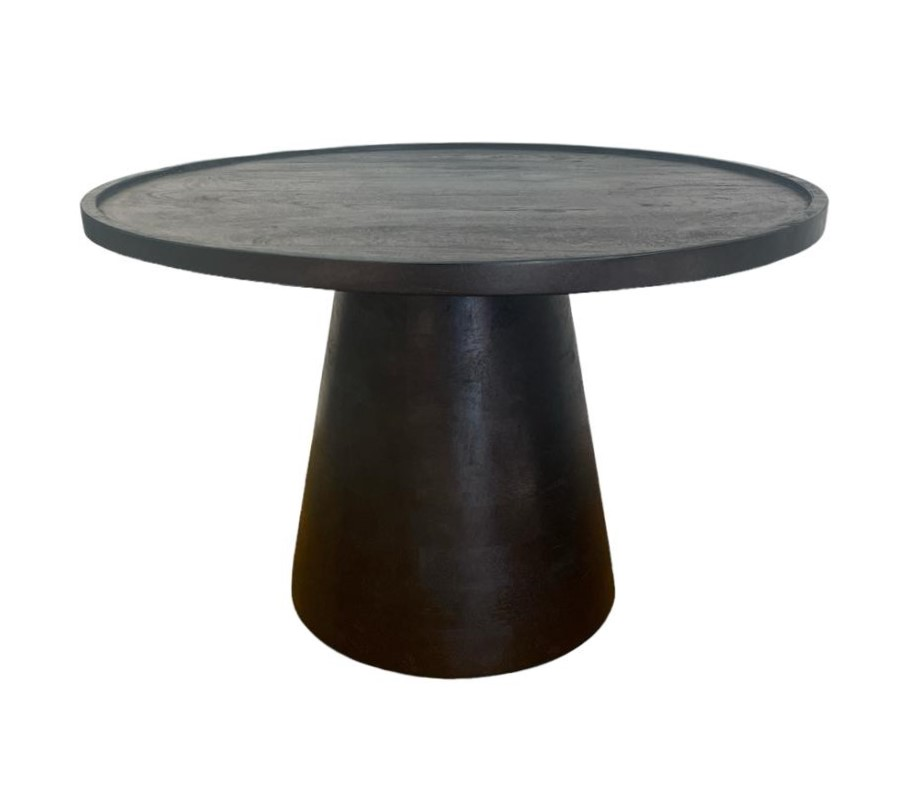 Bijzettafel Bergen zwart
