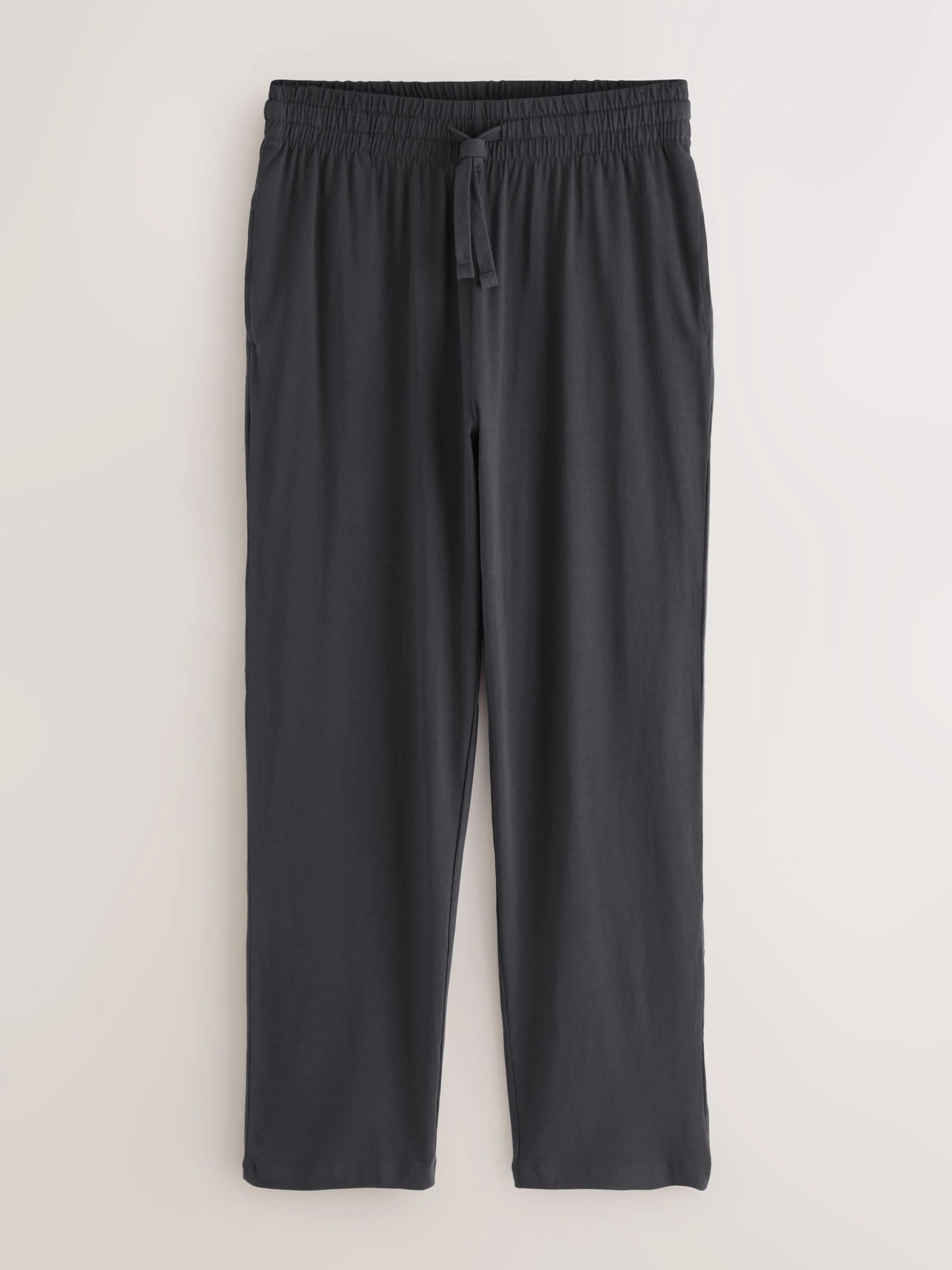 Roestbruin/leisteengrijs - Lange jersey pyjama