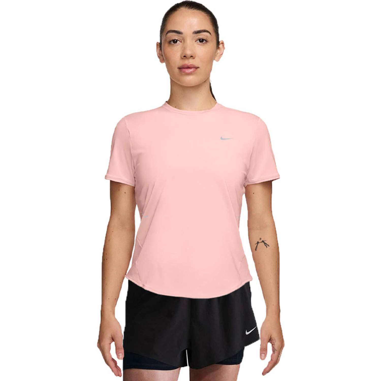 Nike Shirt 2in1 Short Set Dames