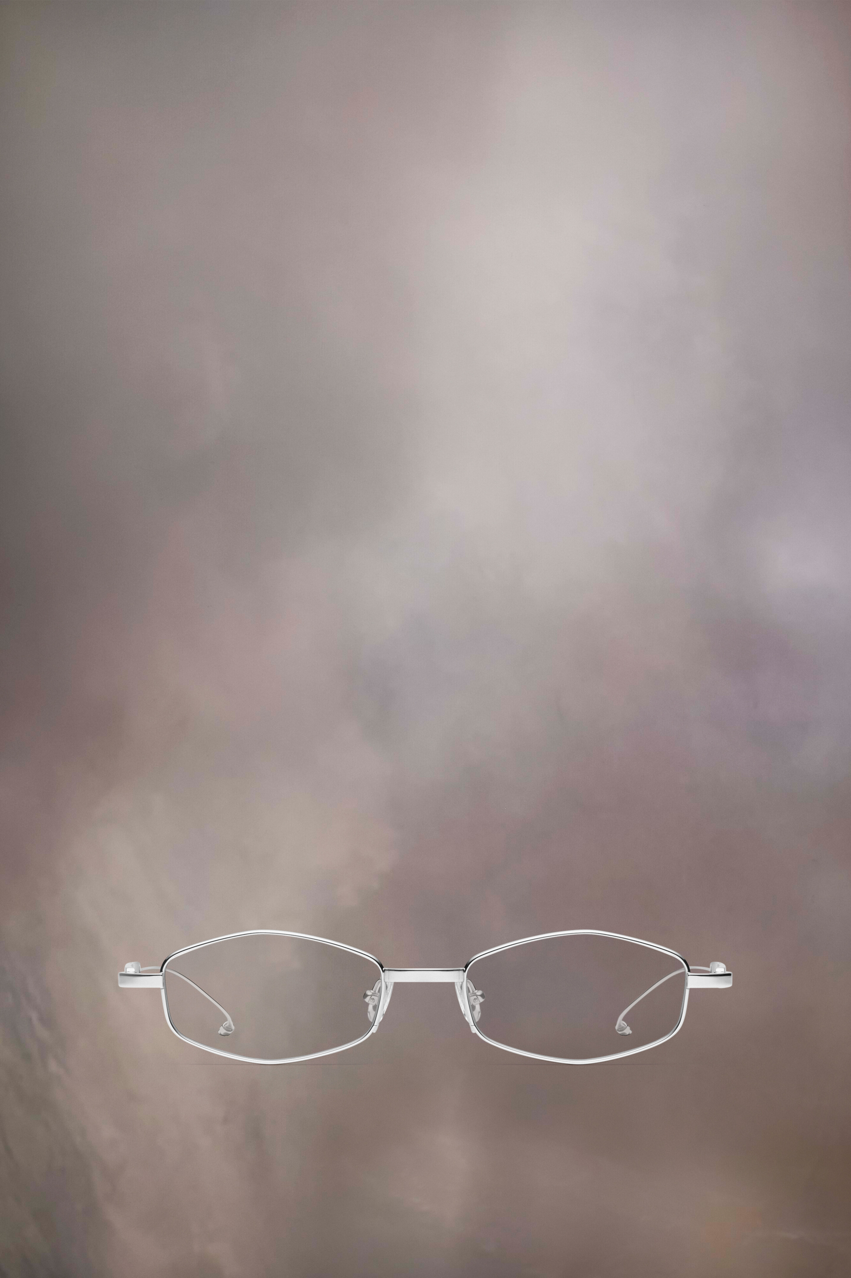 Lunettes géométriques argentées x Gentle Monster​
