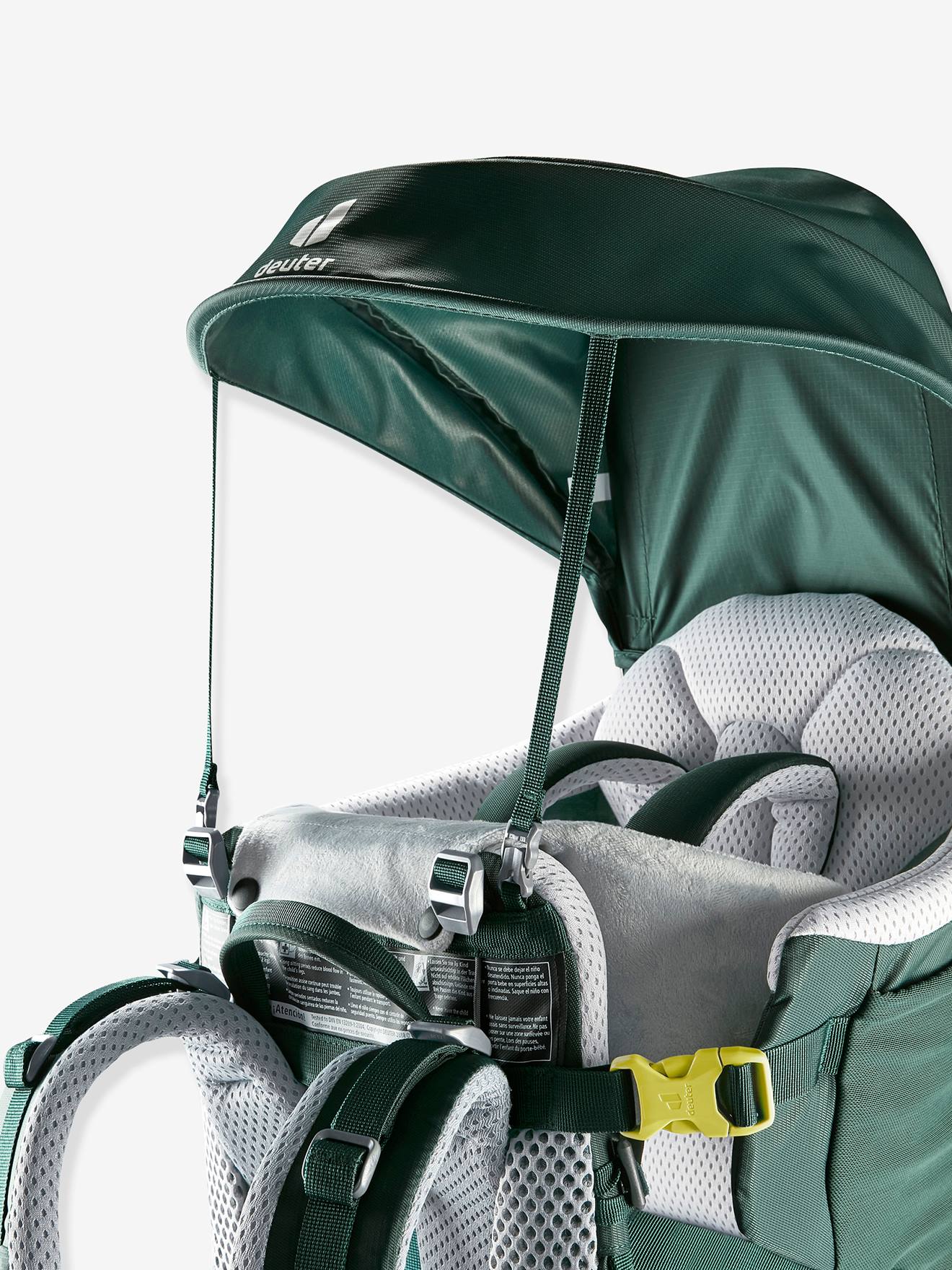Porta-bebê DEUTER Kid Comfort com proteção solar verde