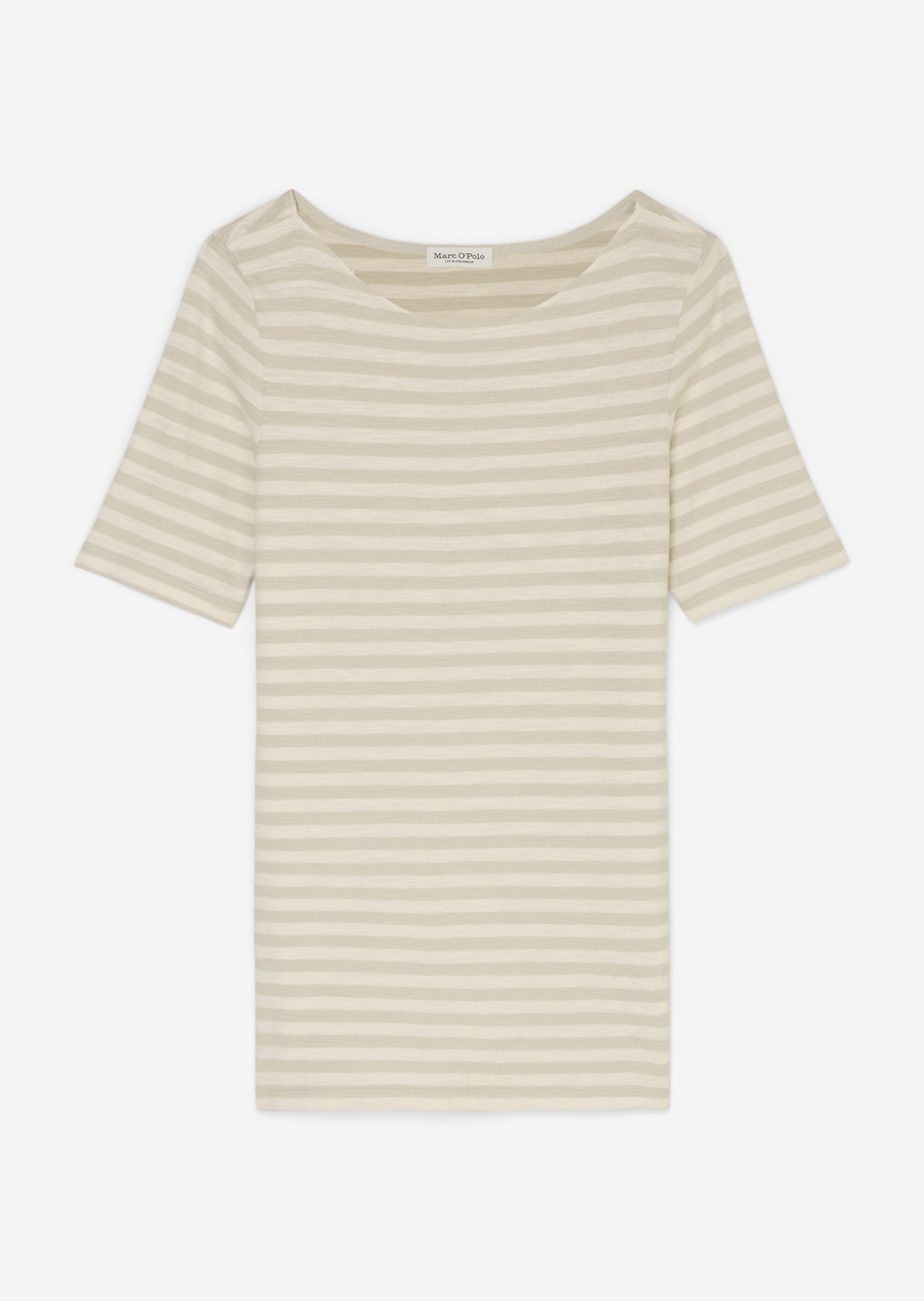 Gestreiftes T-Shirt slim aus Organic Cotton-Jersey