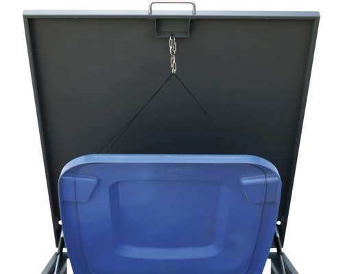 WESTMANN Kubus opbergbox, 80 x 68 x 116 cm, antraciet