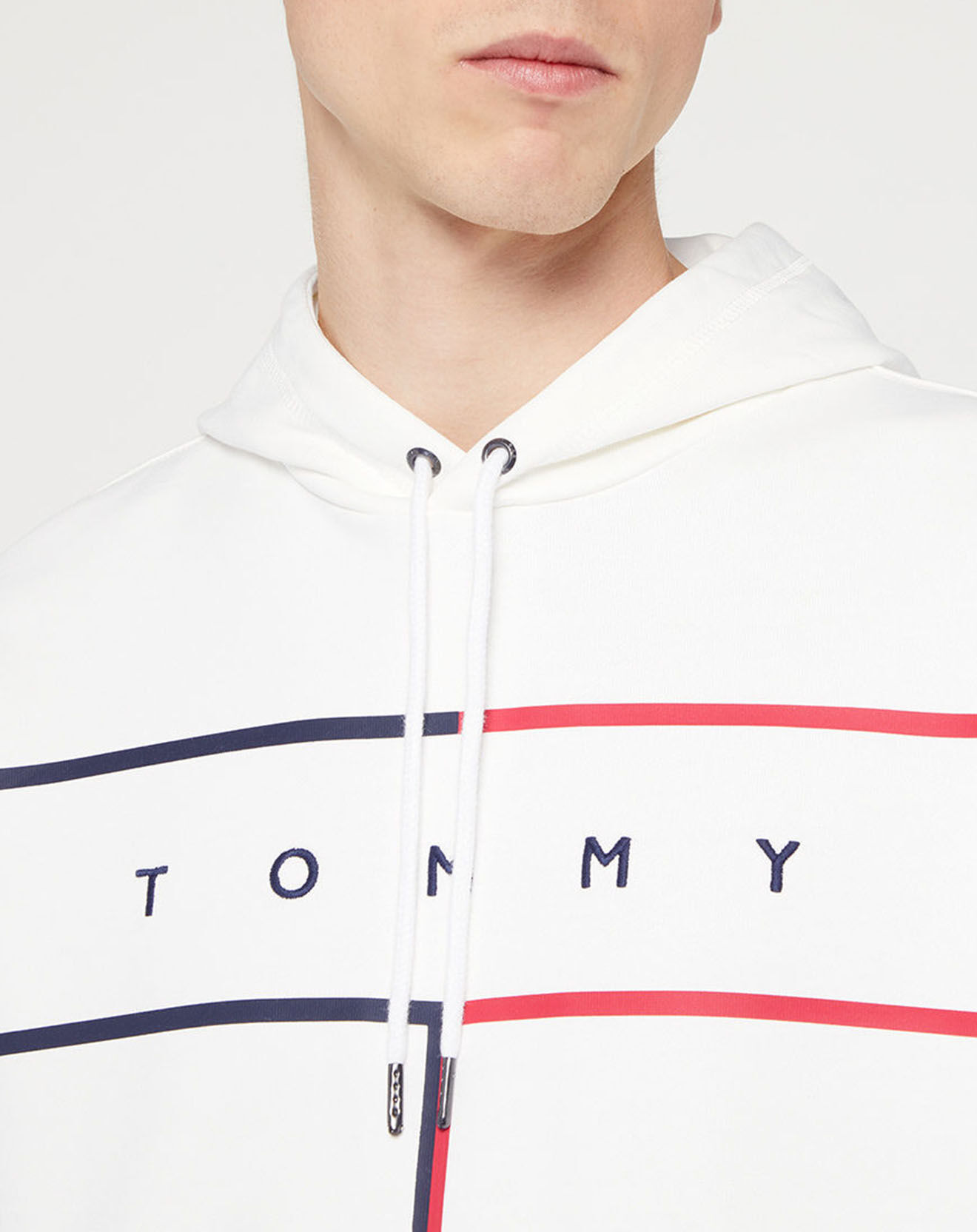 Tommy Hilfiger Sweat Large Rwb Flag écru