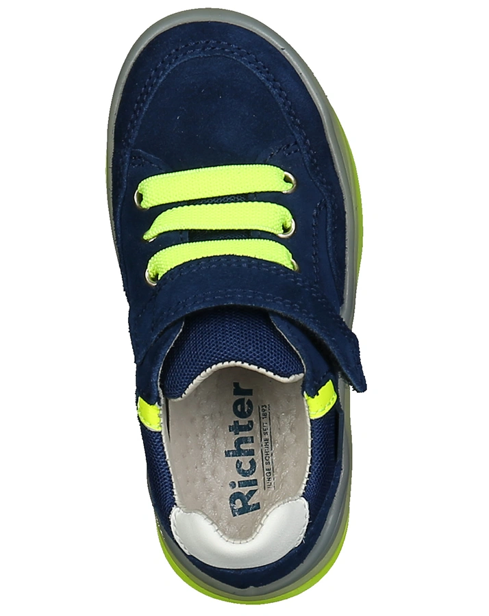 Klett-Halbschuhe FUTURE in blau/neongelb