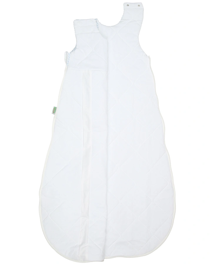 Jersey-Schlafsack BabyNest® PRIMAKLIMA STARS in weiß/hellblau