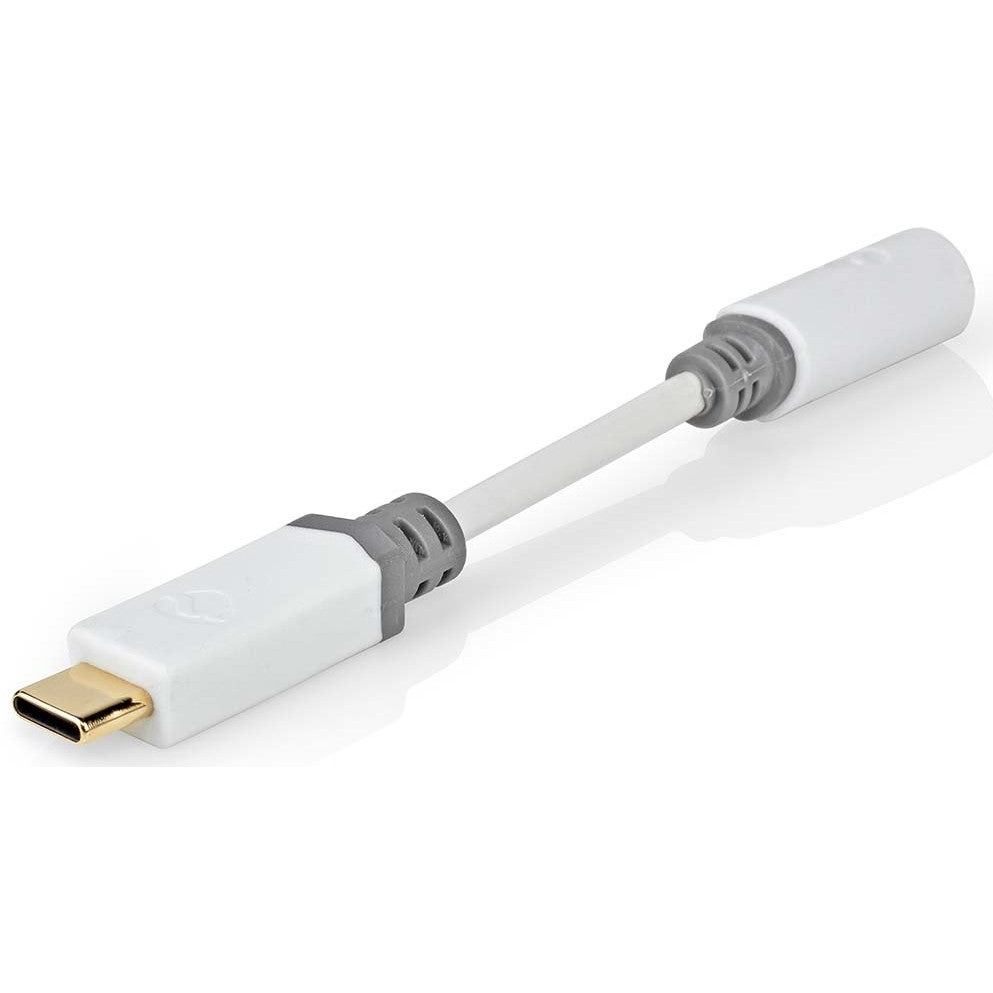 Nedis CCBW65950WT01 USB adapter USB-C male naar 3.5mm jack female 0.1m