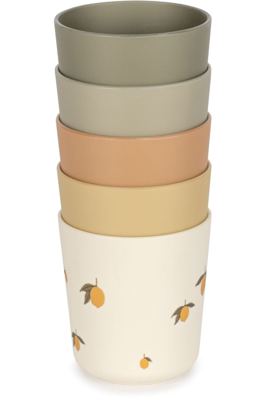 Konges Sløjd 5 Pack Pla Cup lemon mix