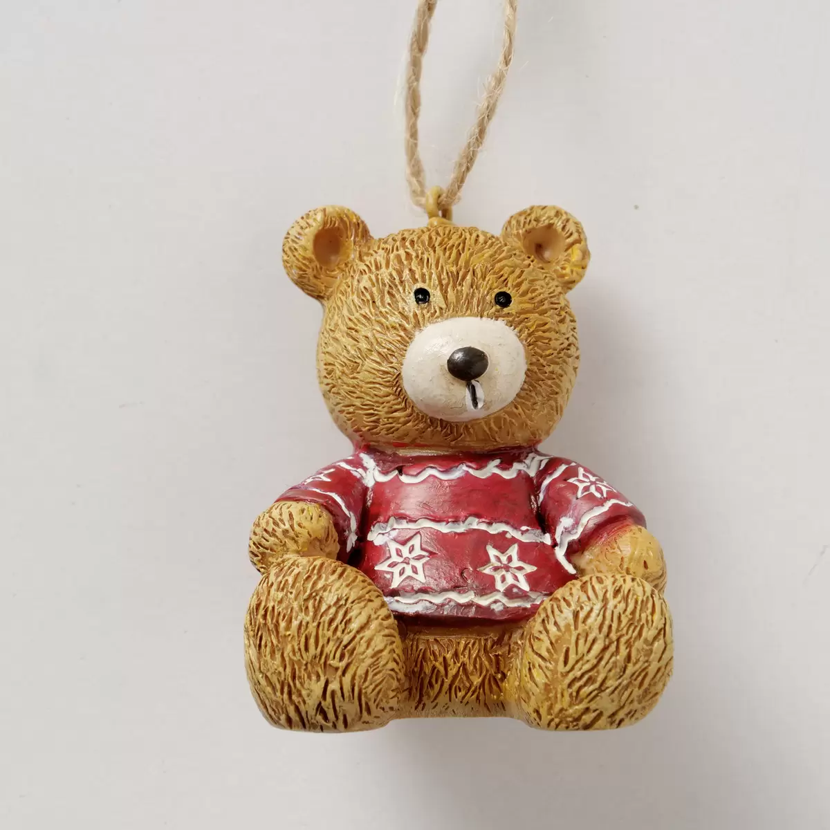 Weihnachtsanhänger Bär BAILEY braun,rot,weiss