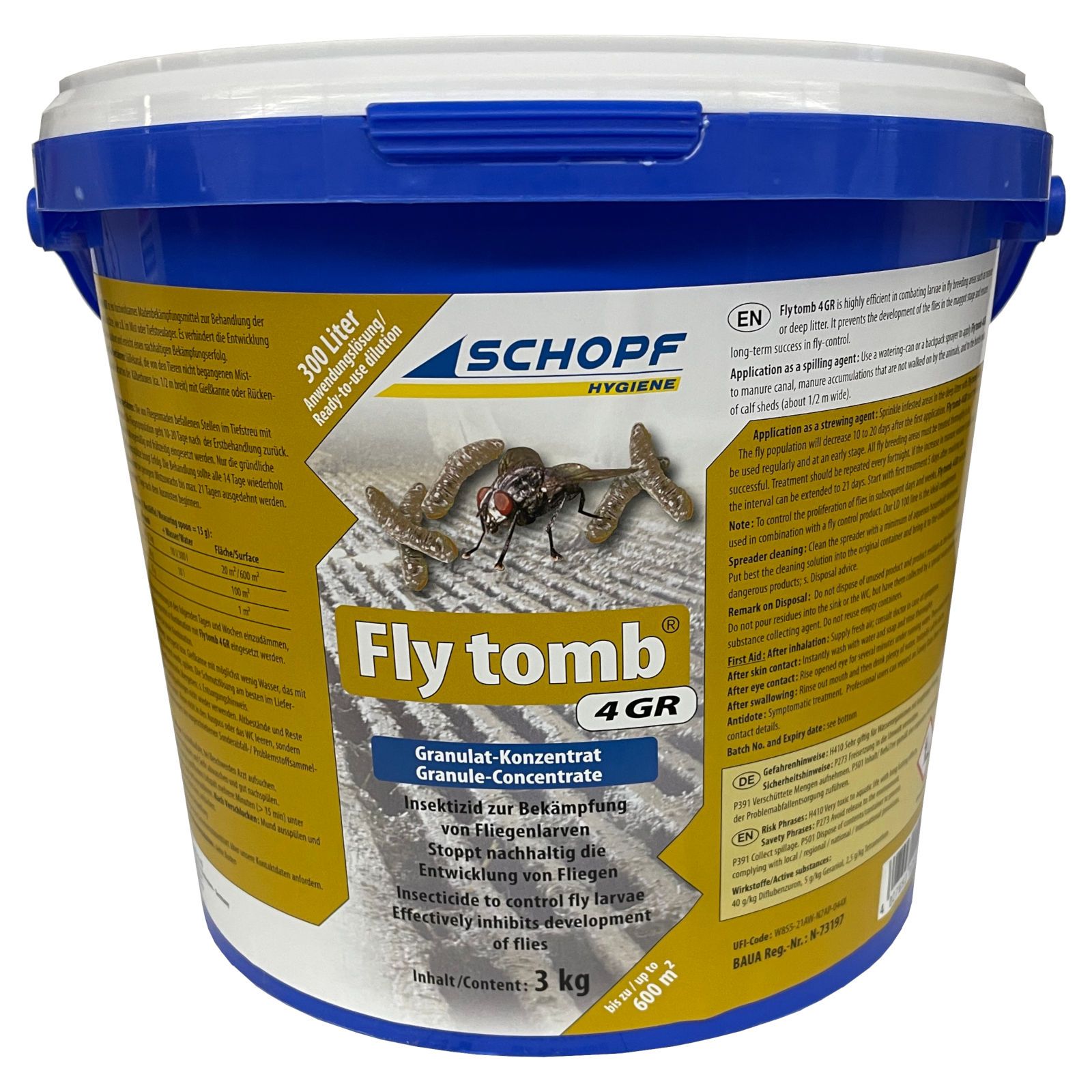 Schopf Fly tomb 4GR - Gieß- und Streumittel gegen Fliegenmaden