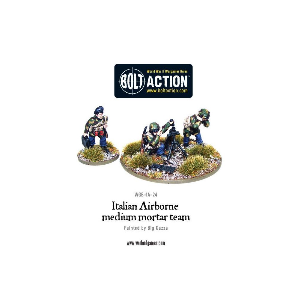 Bolt Action - Italian Airborne Medium Mortar Team